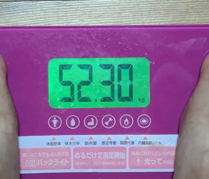 ラクファスｰ体重変化 -3