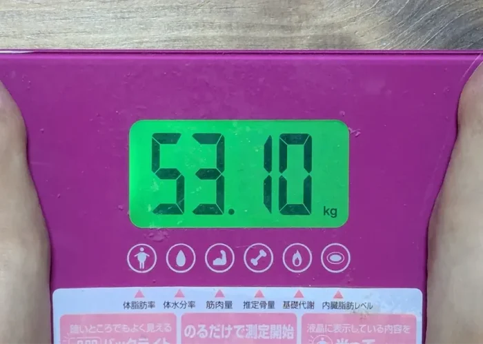 ラクファスｰ体重変化 -2