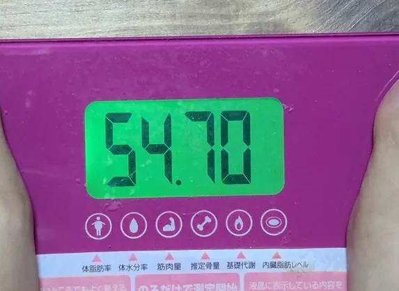 完全置換プロテインスムージーｰ体重変化 (3)