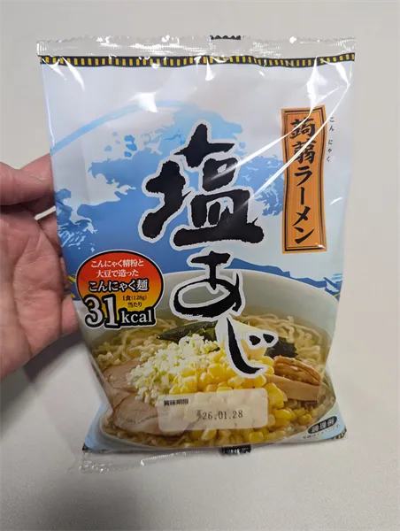 しおｰこんにゃくラーメン